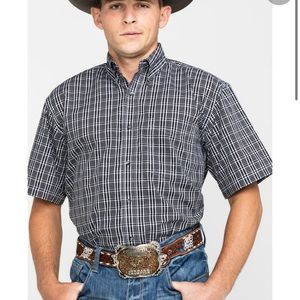 Men's Riata Dress Shirt By Wrangler. XLT